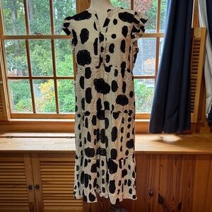 JODIFL Monochrome Polka Dot Top